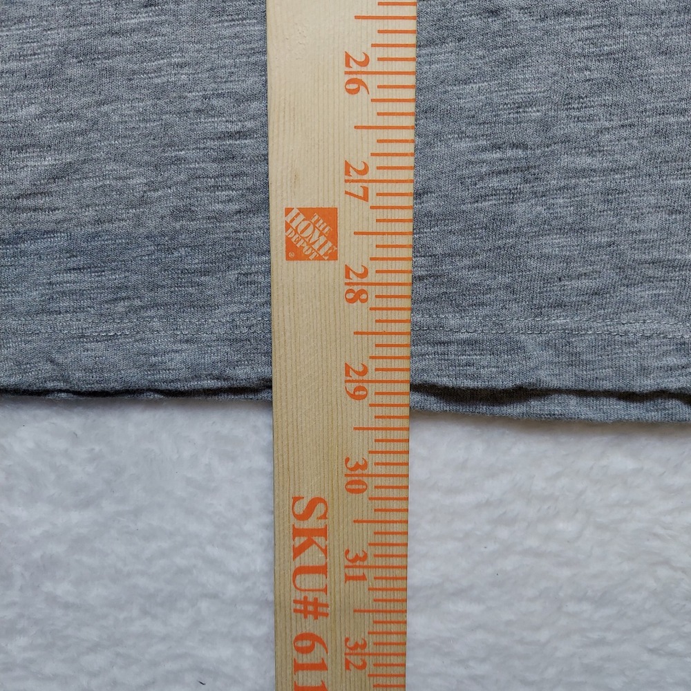 Frye and Co Graphic T-Shirt Mens Large Light Grey Heather New USA Flag Americana - Picture 6 of 9